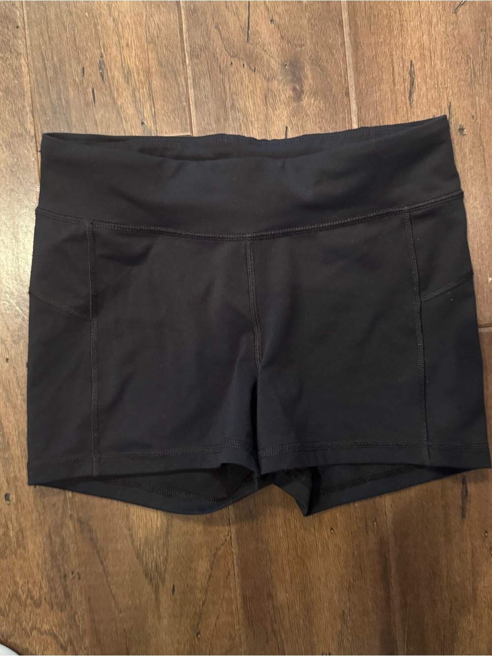 Aeropostale Black Athletic Stretch Shorts